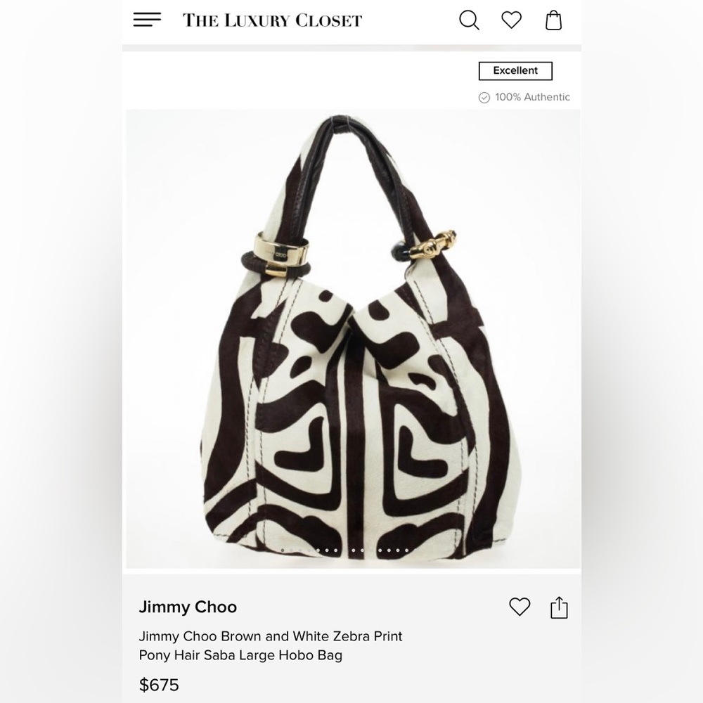 Jimmy Choo Animal Hair Bag